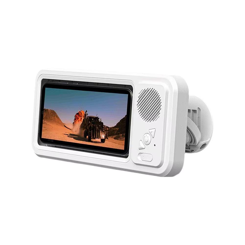 Waterproof Shower Phone Holder with Bluetooth Speaker