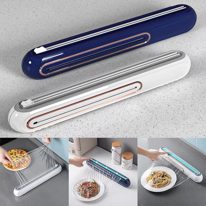 New Plastic Aluminum Foil & Plastic Wrap Dispenser